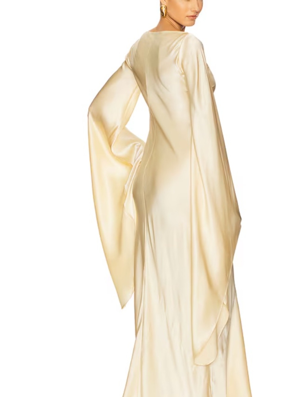 Helsa Rosalind Dress in Silk Charmeuse - Picture 2 of 4